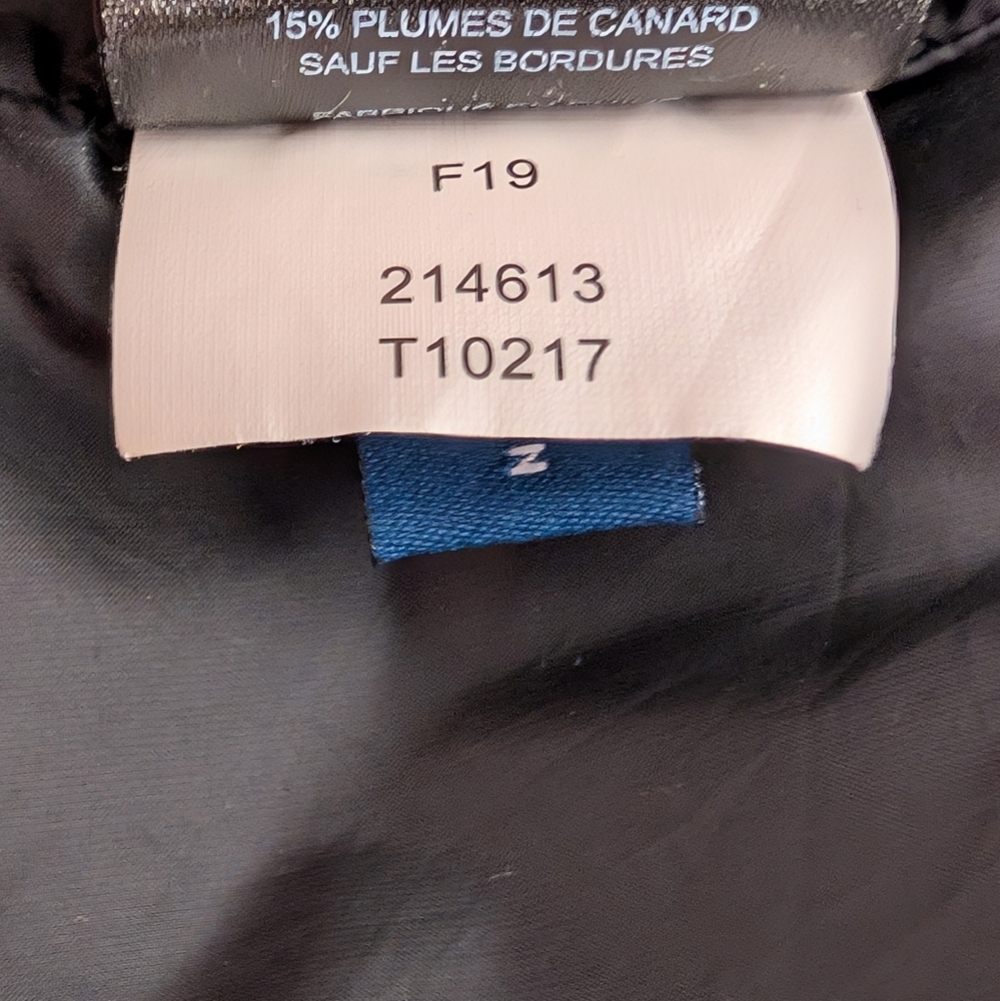 Cole Haan ZEROGRAND Women's Long Insulated Button Up Gray Puffer Jacket Size L - Picture 8 of 15